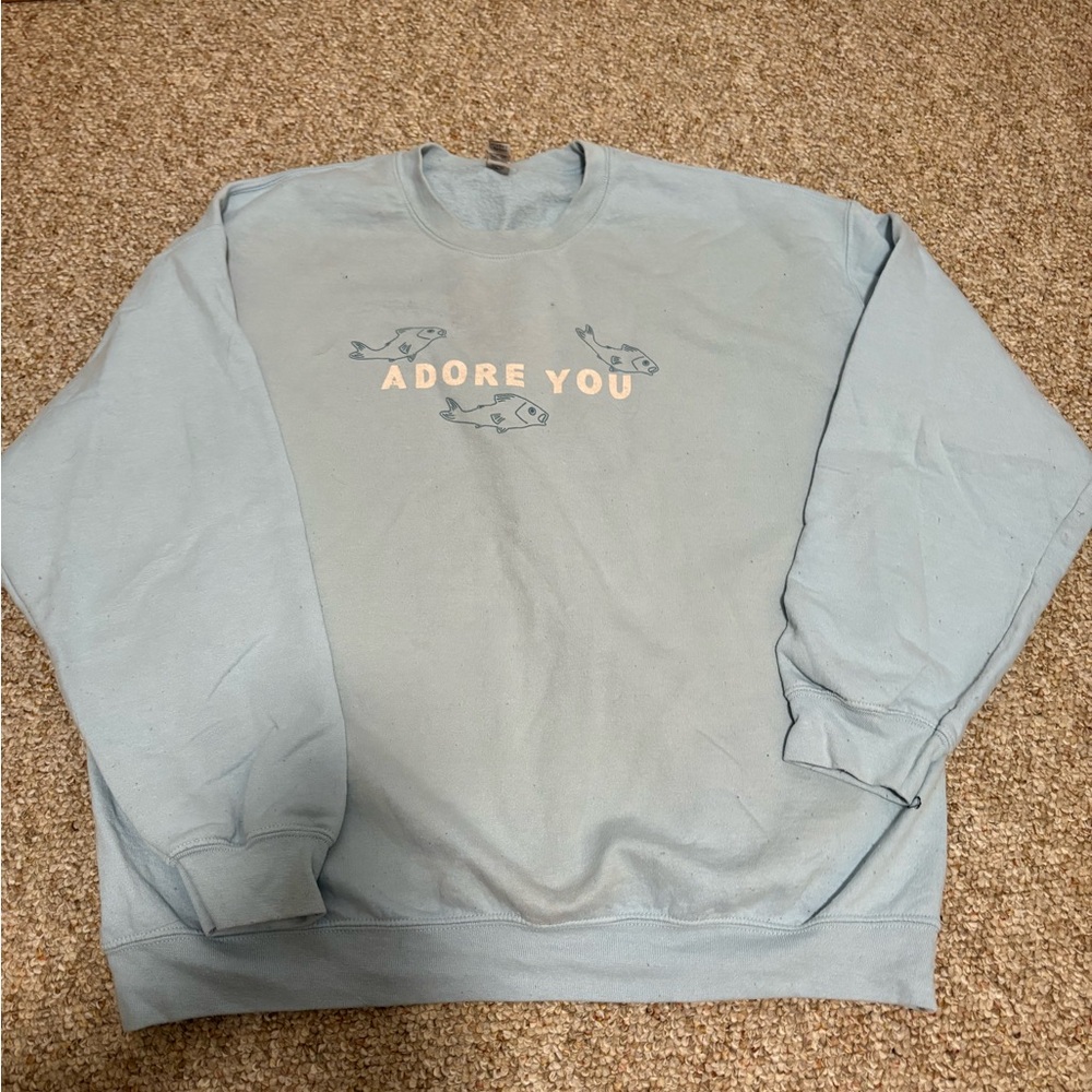 Harry Styles Inspired Adore You Blue Sweater